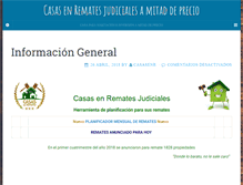 Tablet Screenshot of casasenremates.com